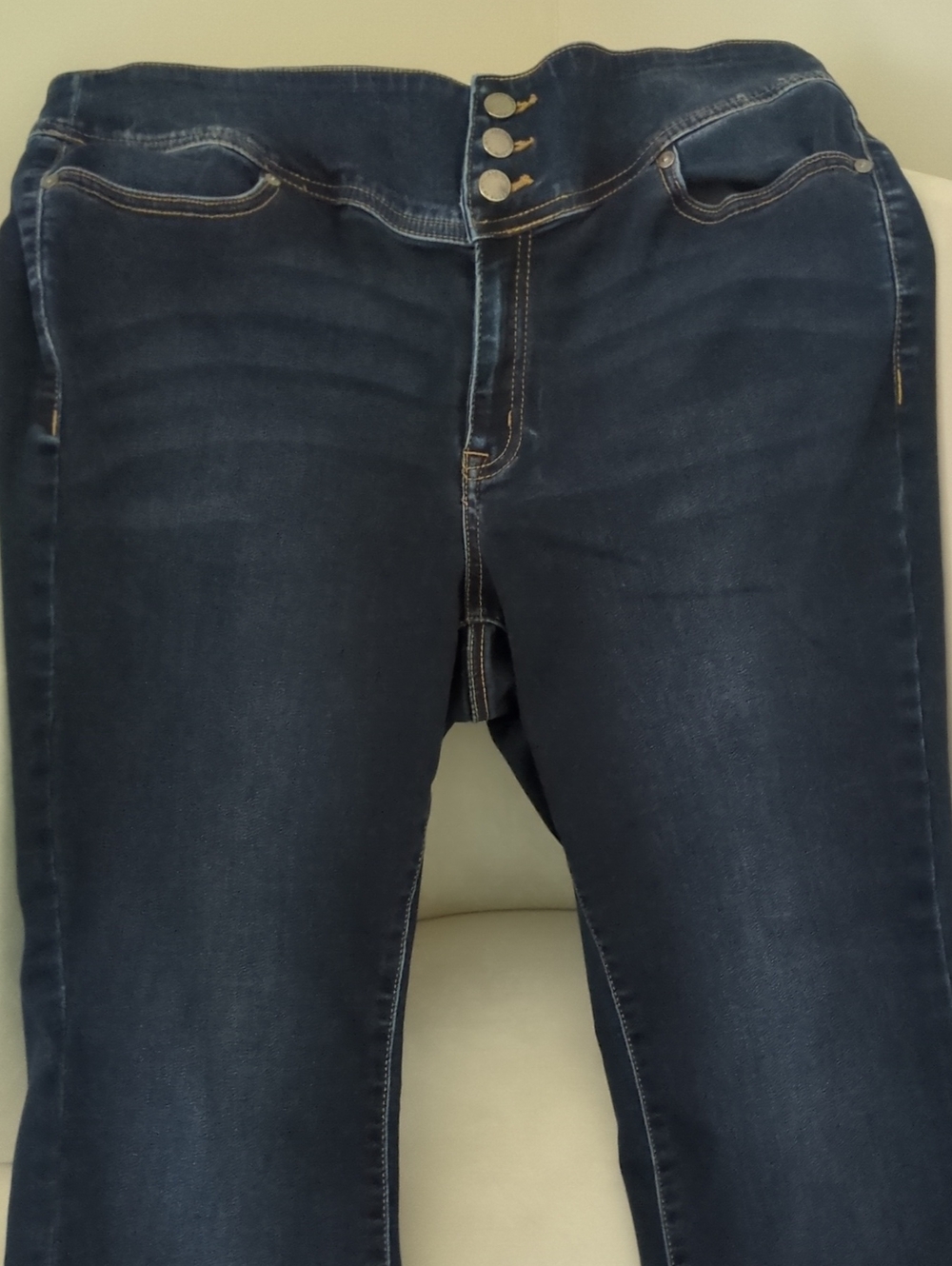 Size 16  Lane Bryant Dark Wash Skinny Jeans
